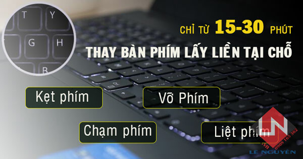 Thay Bàn Phím Laptop Huyện Bình Chánh