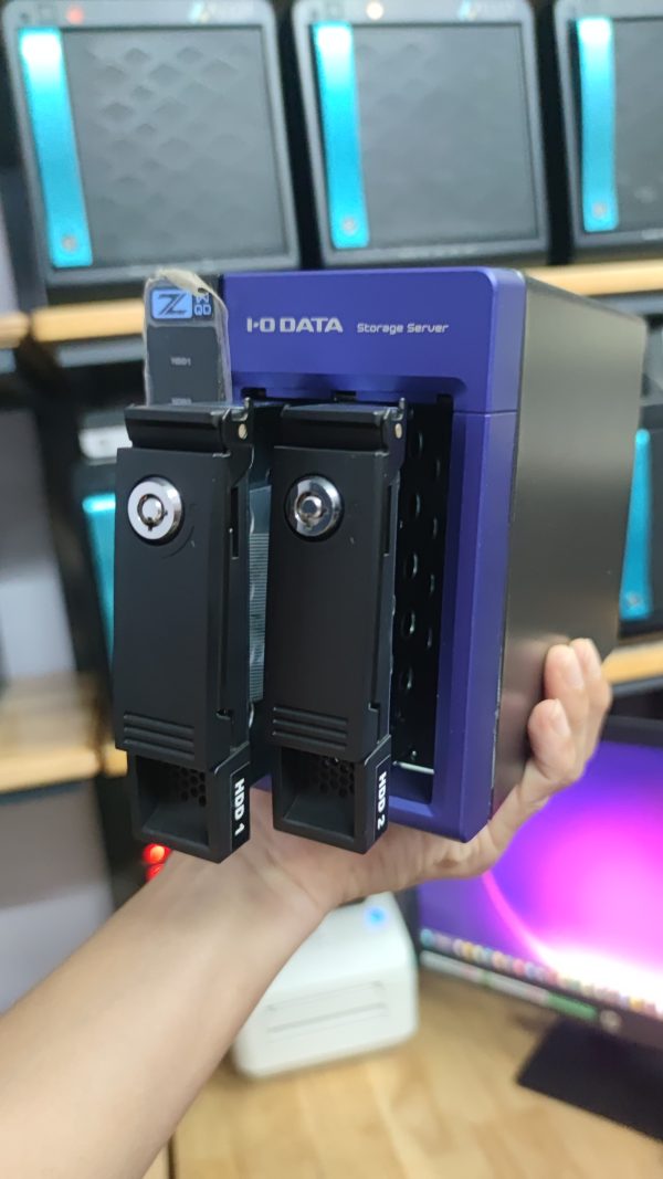 NAS Nhật IO DATA N3160 2 BAY HDD 4GB RAM