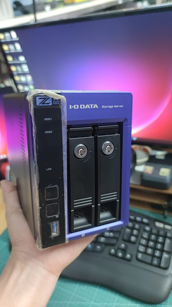 NAS Nhật IO DATA N3160 2 BAY HDD 4GB RAM