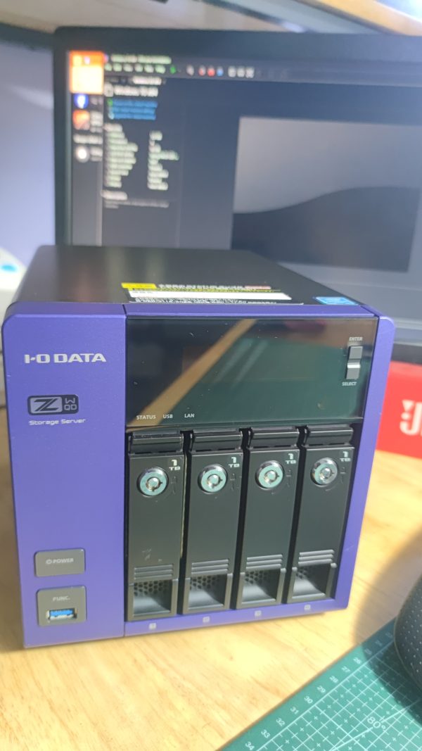 Nas IO-DATA N3160 Ram 4GB - 4 Bay HDD