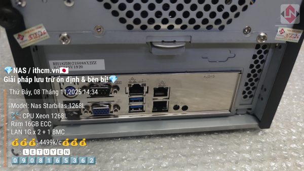 1️⃣【 2026 】NAS STARBILAS E3-1268L 16Gb RAM Chạy SYNOLOGY