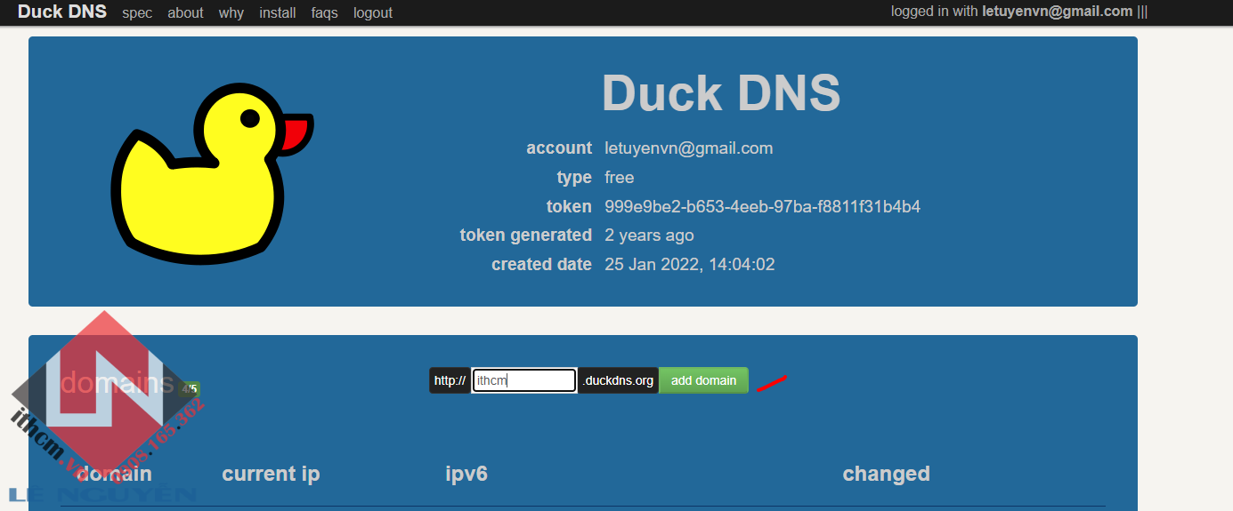 Hướng dẫn cài đặt tên miền Duck DNS để truy cập từ xa vào NAS Synology/Xpenology