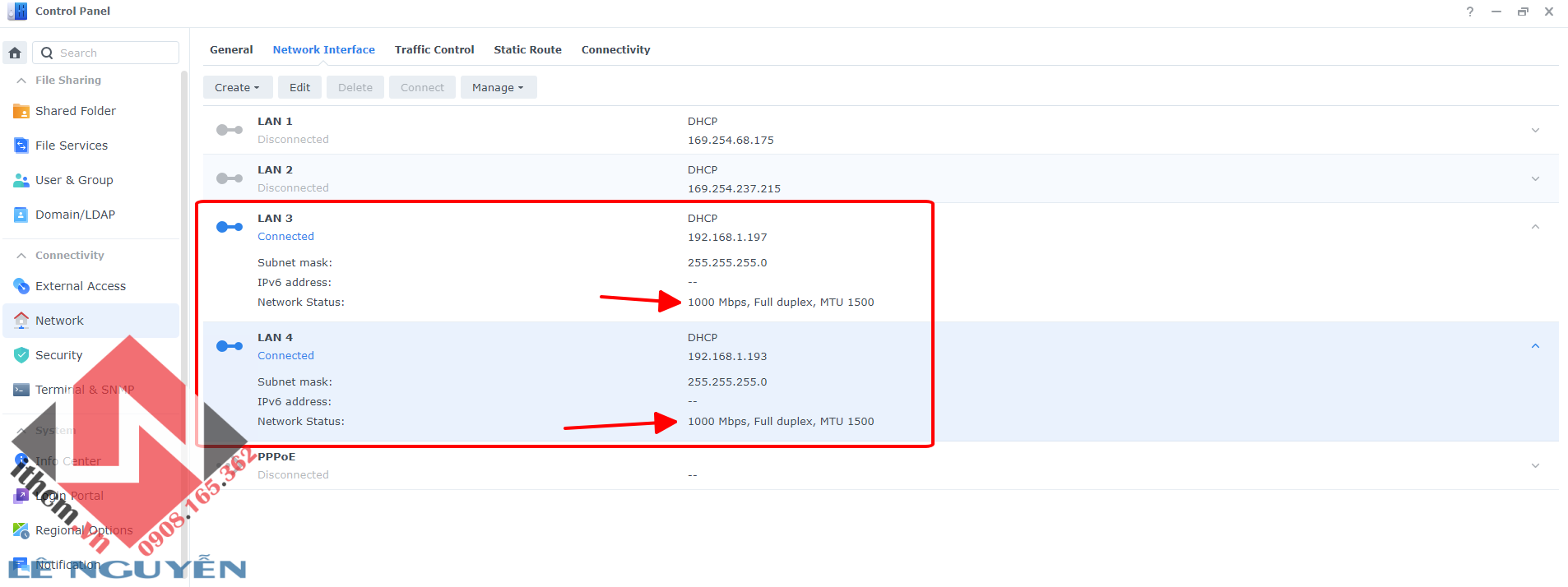 Tăng tốc độ truyền tải nội bộ SMB 3.0 với nas Synology 2 cổng LAN 1Gbe
