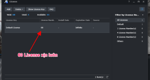 Thêm 60 license CAM vào Surveillance Station 9.2.0-11289