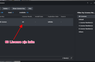 Thêm 60 license CAM vào Surveillance Station 9.2.0-11289