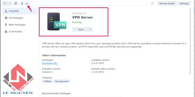 Hướng dẫn chi tiết cách cài đặt OpenVPN trên NAS Synology và cài đặt trên máy tính