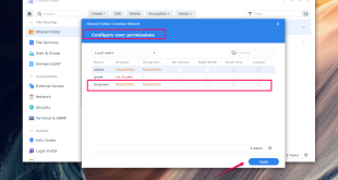 Tạo thư mục, tài khoản người dùng, phân quyền Synology / Xpenology