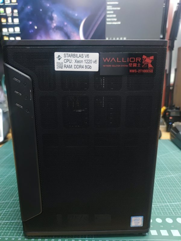 NAS Nhật Starbilas V6 chạy Xpenology / Promox Ram 4G, 4 bay HDD