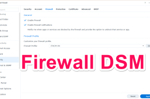 Hướng dẫn cài đặt tường lửa cho Synology / Xpenology DSM – Bảo vệ NAS khỏi truy cập trái phép