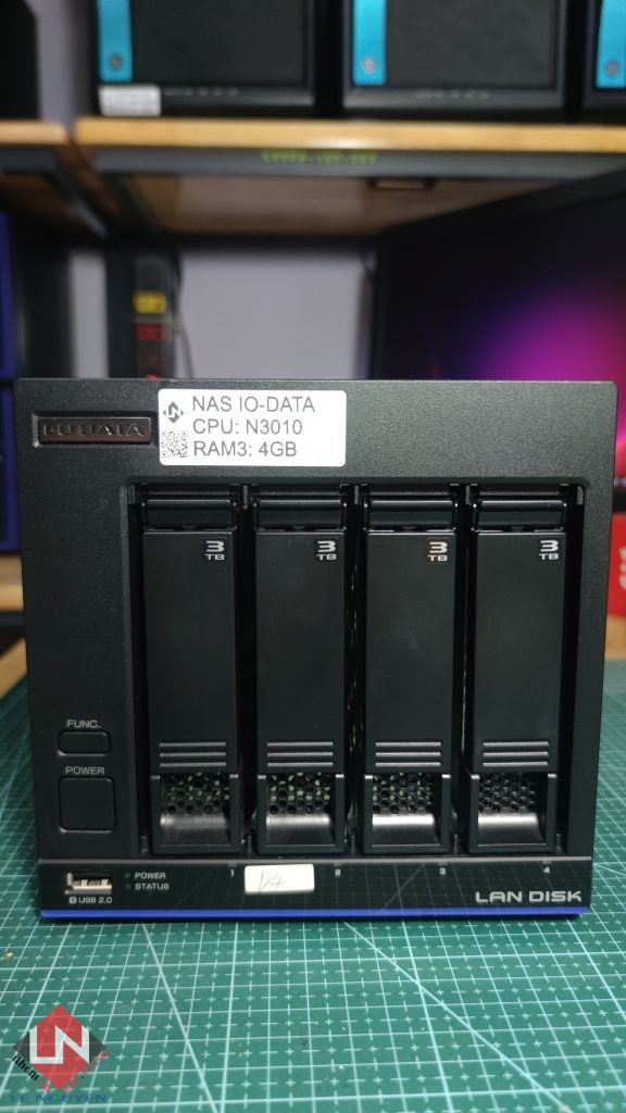 NAS Nhật IO DATA N3010 RAM 4GB chạy DSM Xpenology