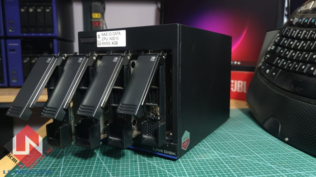 NAS Nhật IO DATA N3010 RAM 4GB chạy DSM Xpenology