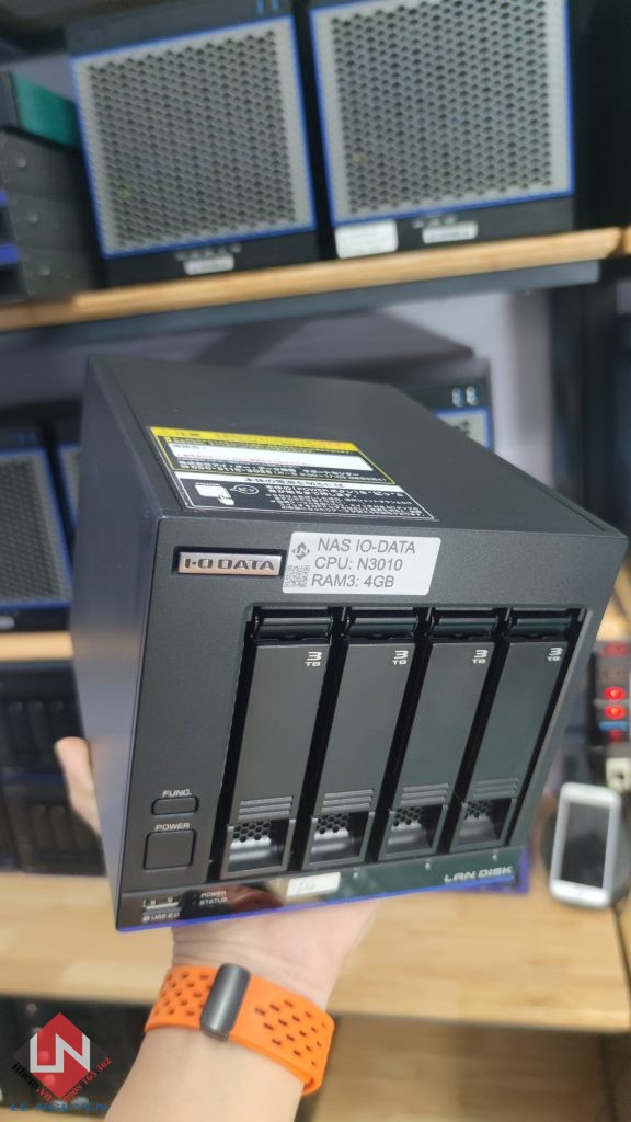 NAS Nhật IO DATA N3010 RAM 4GB chạy DSM Xpenology