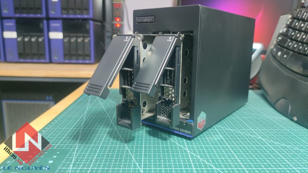 NAS Nhật IO DATA N3010 2-BAY HDD chạy os Xpenology, OMV, Casa OS