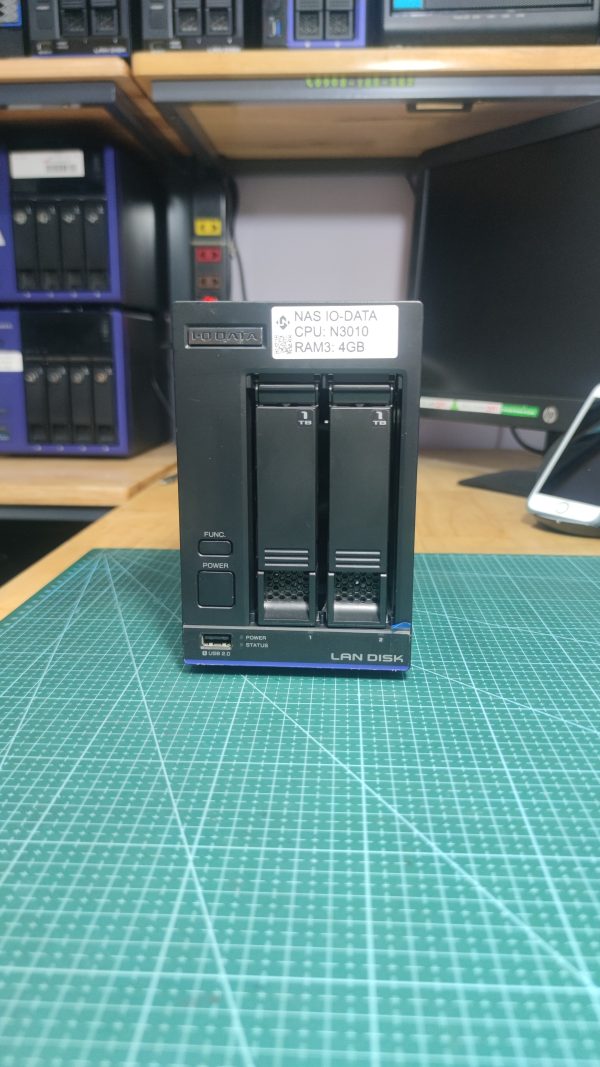 NAS Nhật IO DATA N3010 2-BAY HDD chạy os Xpenology, OMV, Casa OS