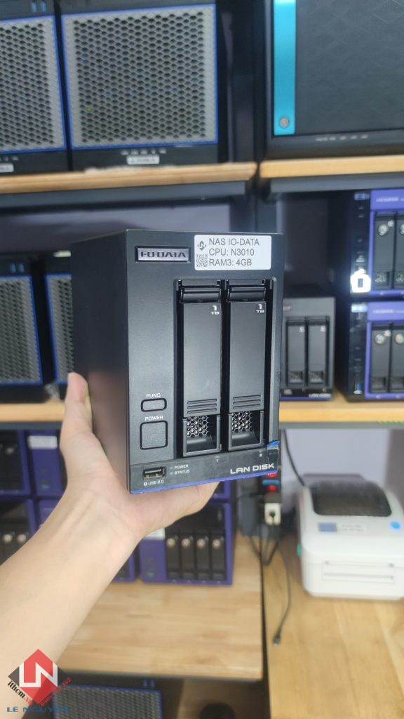NAS Nhật IO DATA N3010 2-BAY HDD chạy os Xpenology, OMV, Casa OS