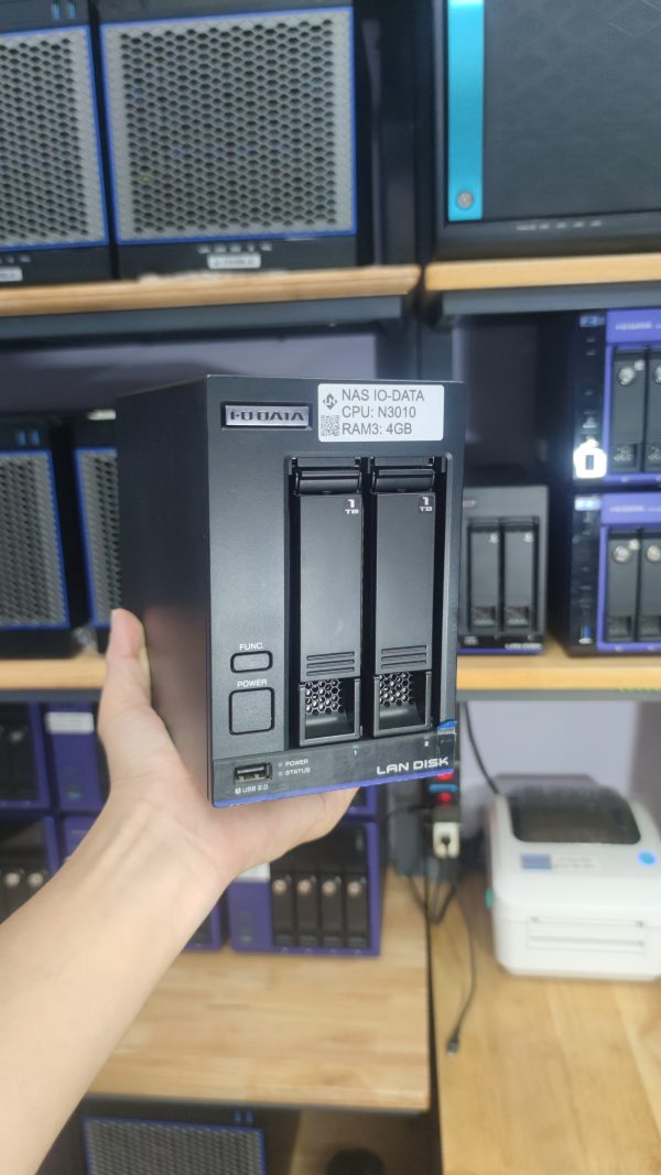 NAS Nhật IO DATA N3010 2-BAY HDD chạy os Xpenology, OMV, Casa OS