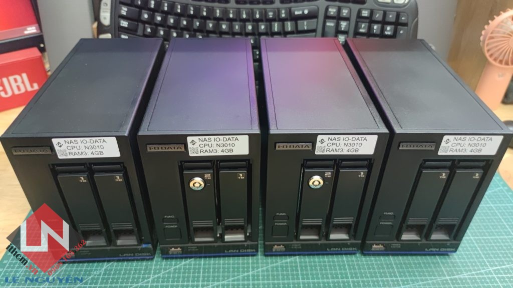 NAS Nhật IO DATA N3010 2-BAY HDD chạy os Xpenology, OMV, Casa OS