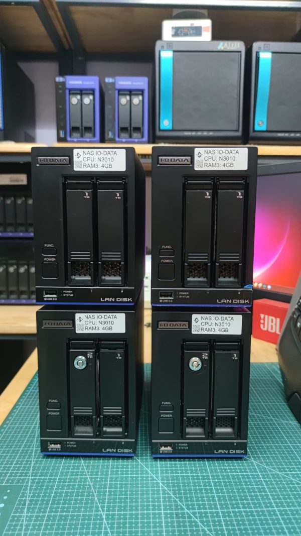 NAS Nhật IO DATA N3010 2-BAY HDD chạy os Xpenology, OMV, Casa OS