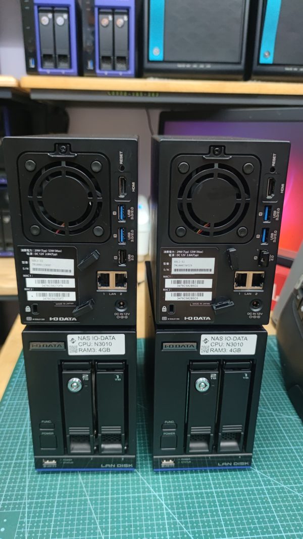 NAS Nhật IO DATA N3010 2-BAY HDD chạy os Xpenology, OMV, Casa OS