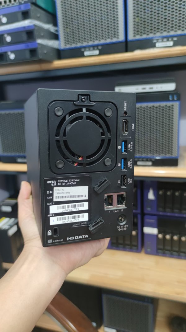 NAS Nhật IO DATA N3010 2-BAY HDD chạy os Xpenology, OMV, Casa OS