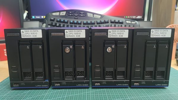 NAS Nhật IO DATA N3010 2-BAY HDD chạy os Xpenology, OMV, Casa OS
