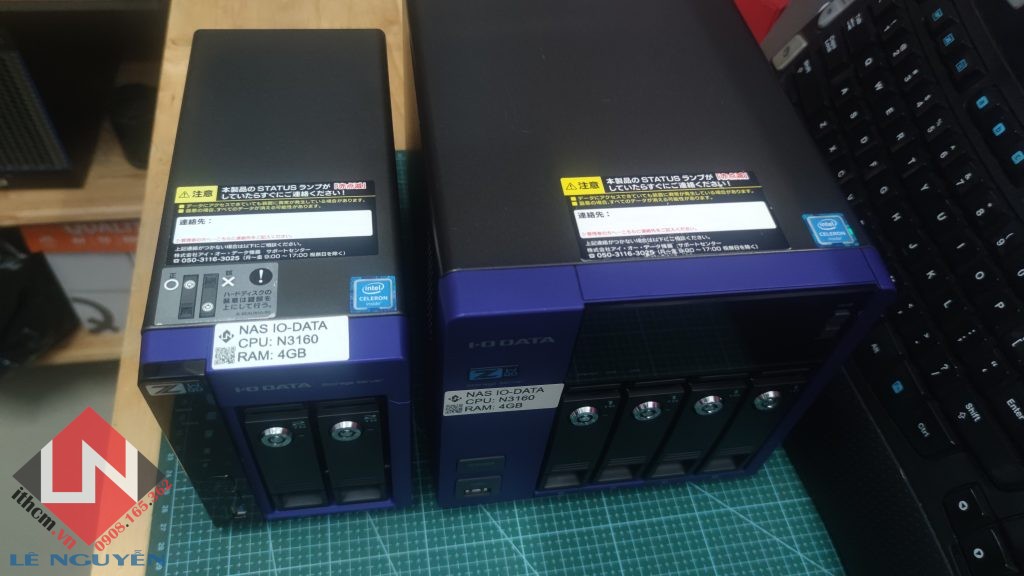 💡 NAS IO DATA N3160 2BAY 4BAY – chạy SYNOLOGY, OMV, CASA OS, TRUENAS, Made in Japan