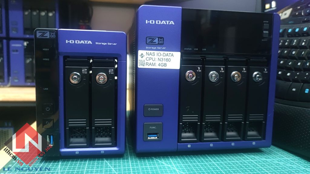 💡 NAS IO DATA N3160 2BAY 4BAY – chạy SYNOLOGY, OMV, CASA OS, TRUENAS, Made in Japan