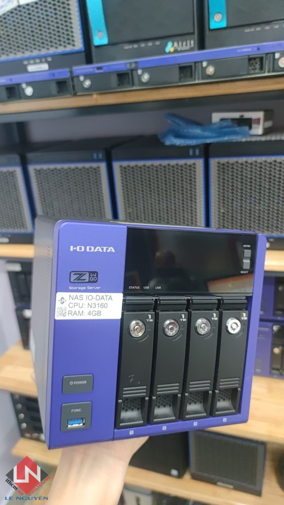 💡 NAS IO DATA N3160 2BAY 4BAY – chạy SYNOLOGY, OMV, CASA OS, TRUENAS, Made in Japan