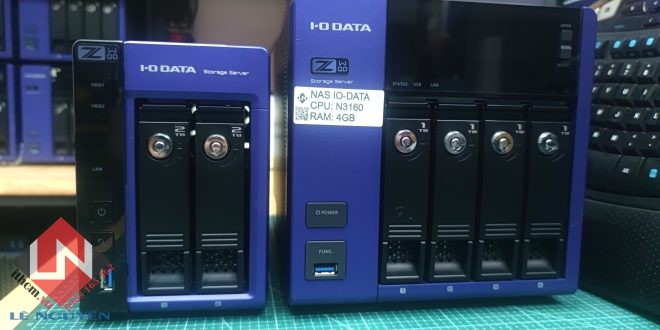 💡 NAS IO DATA N3160 2BAY 4BAY – chạy SYNOLOGY, OMV, CASA OS, TRUENAS, Made in Japan
