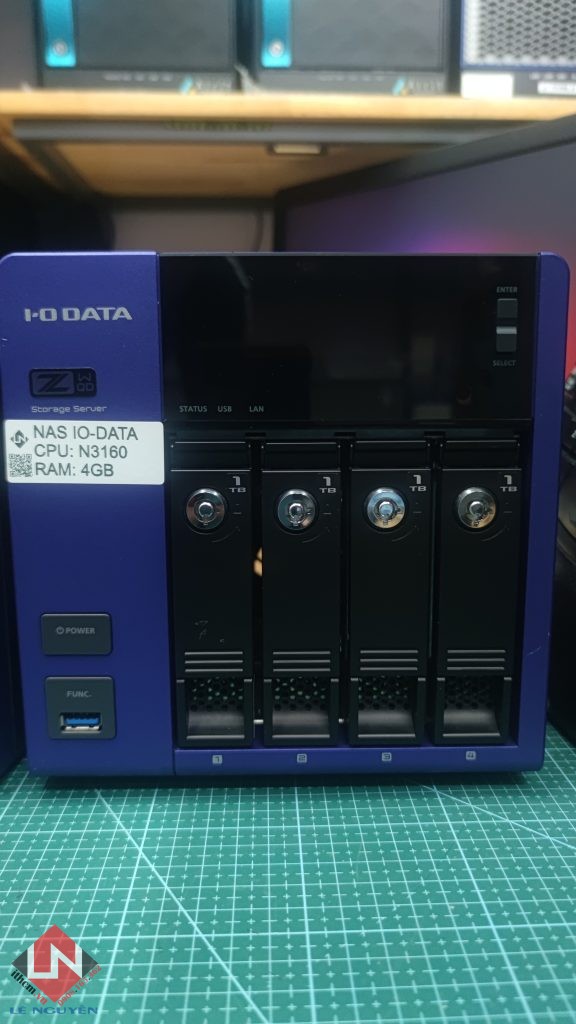 💡 NAS IO DATA N3160 2BAY 4BAY – chạy SYNOLOGY, OMV, CASA OS, TRUENAS, Made in Japan