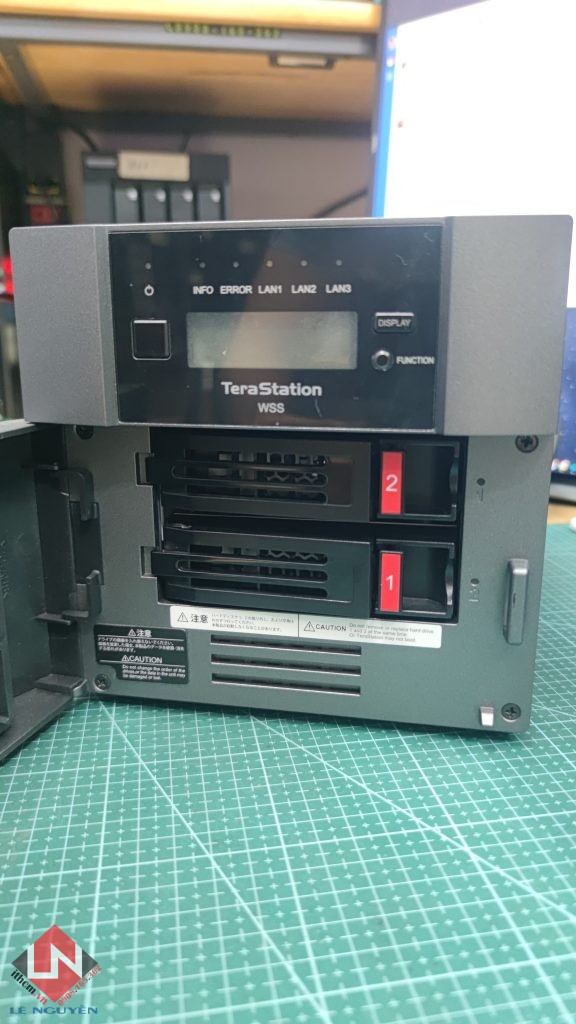 Nas Buffalo C3338 Ram 4GB 2-Bay LAN 10GbE chạy DSM Synology / Xpenology / Windows Server