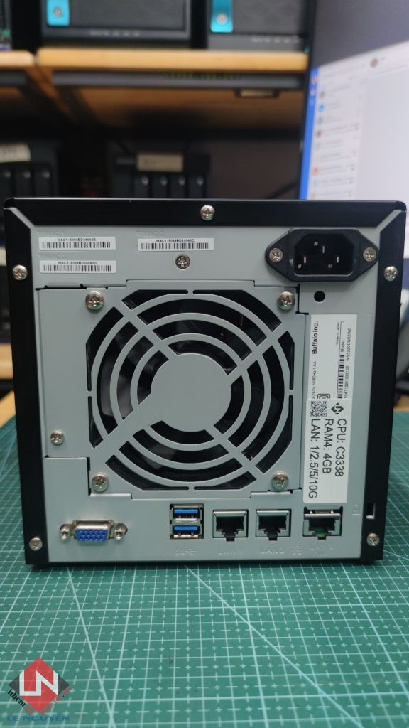 Nas Buffalo C3338 Ram 4GB 2-Bay LAN 10GbE chạy DSM Synology / Xpenology / Windows Server
