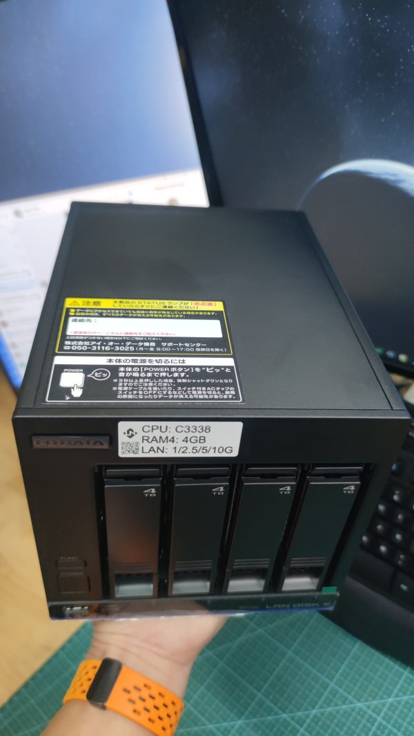 NAS Nhật IO-DATA C3338 10Gbe BLACK - Ảnh 7