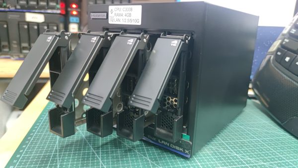 NAS Nhật IO-DATA C3338 10Gbe BLACK - Ảnh 5