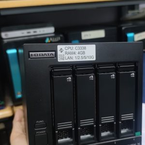 NAS Nhật IO-DATA C3338 10Gbe BLACK