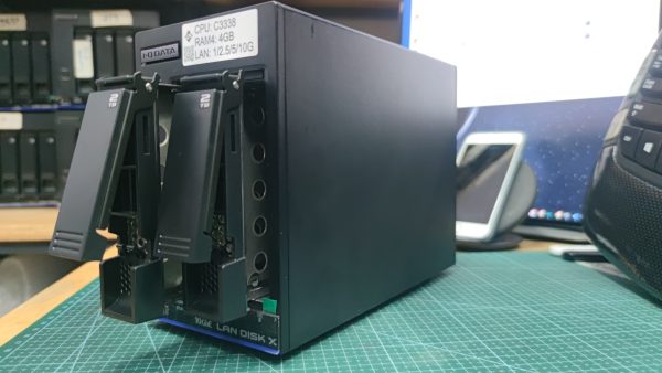 NAS Nhật IO-DATA C3338 10Gbe 2-Bay BLACK - Ảnh 5