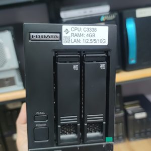 NAS Nhật IO-DATA C3338 10Gbe 2-Bay BLACK