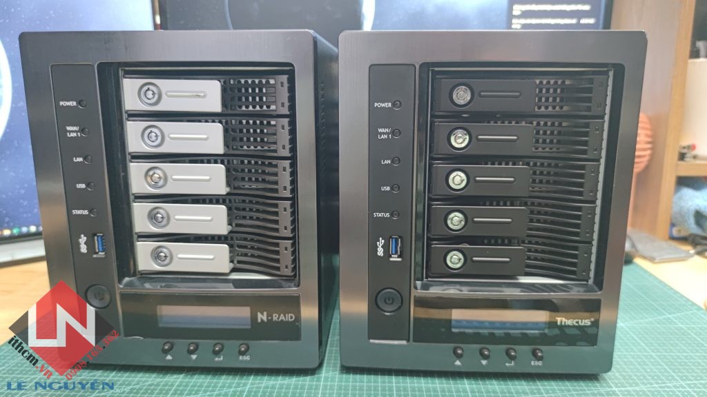 ✨ NAS Thecus J1900 5bay HDD – An toàn, tiết kiệm điện, chạy mượt DSM Xpenology