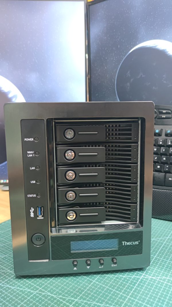 ✨ NAS Thecus J1900 5bay HDD – An toàn, tiết kiệm điện, chạy mượt DSM Xpenology