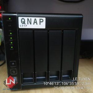 QNAP TS-431P Nhật 4-Bay QTS 5.2.6 Mới nhất
