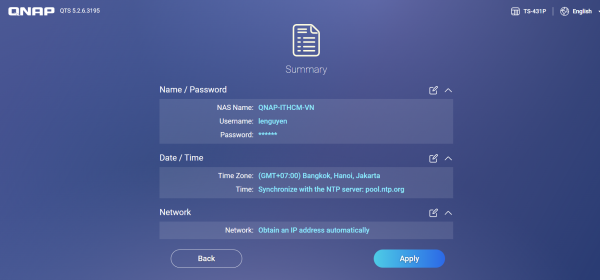 QNAP TS-431P Nhật 4-Bay QTS 5.2.6 Mới nhất - Ảnh 8
