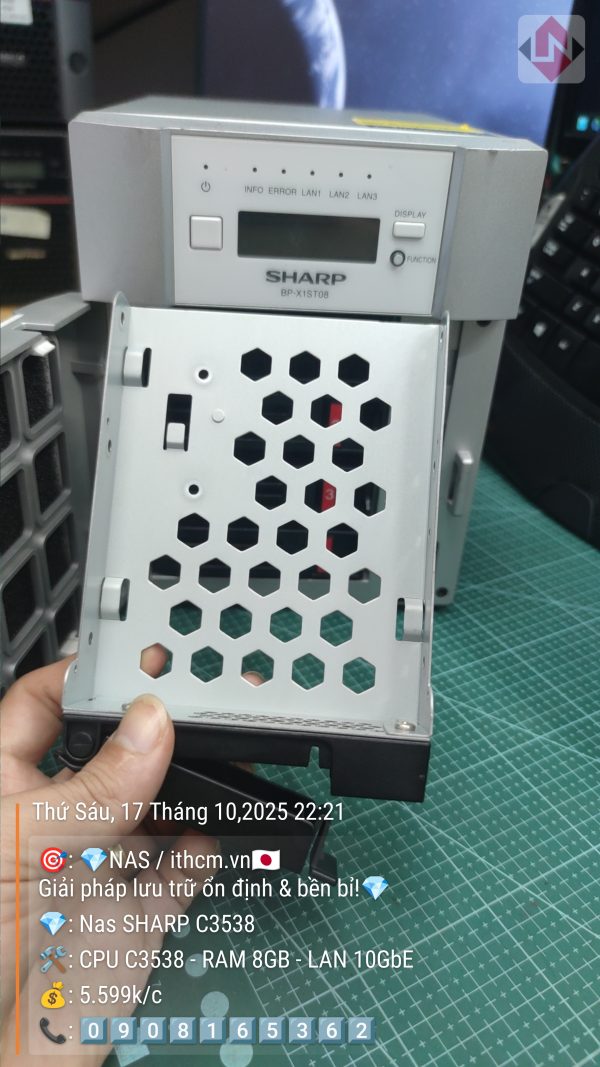 NAS SHARP C3538 10GbE – ngon bổ rẻ, tiết kiệm điện, chạy mượt DSM Xpenology - Ảnh 8