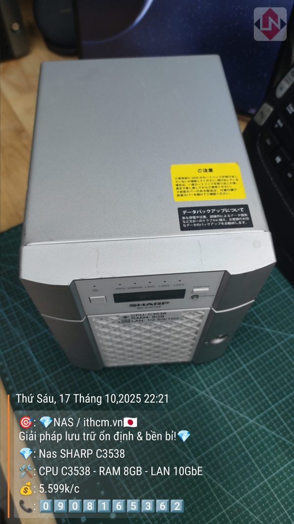 NAS SHARP C3538 10GbE – ngon bổ rẻ, tiết kiệm điện, chạy mượt DSM Xpenology - Ảnh 3