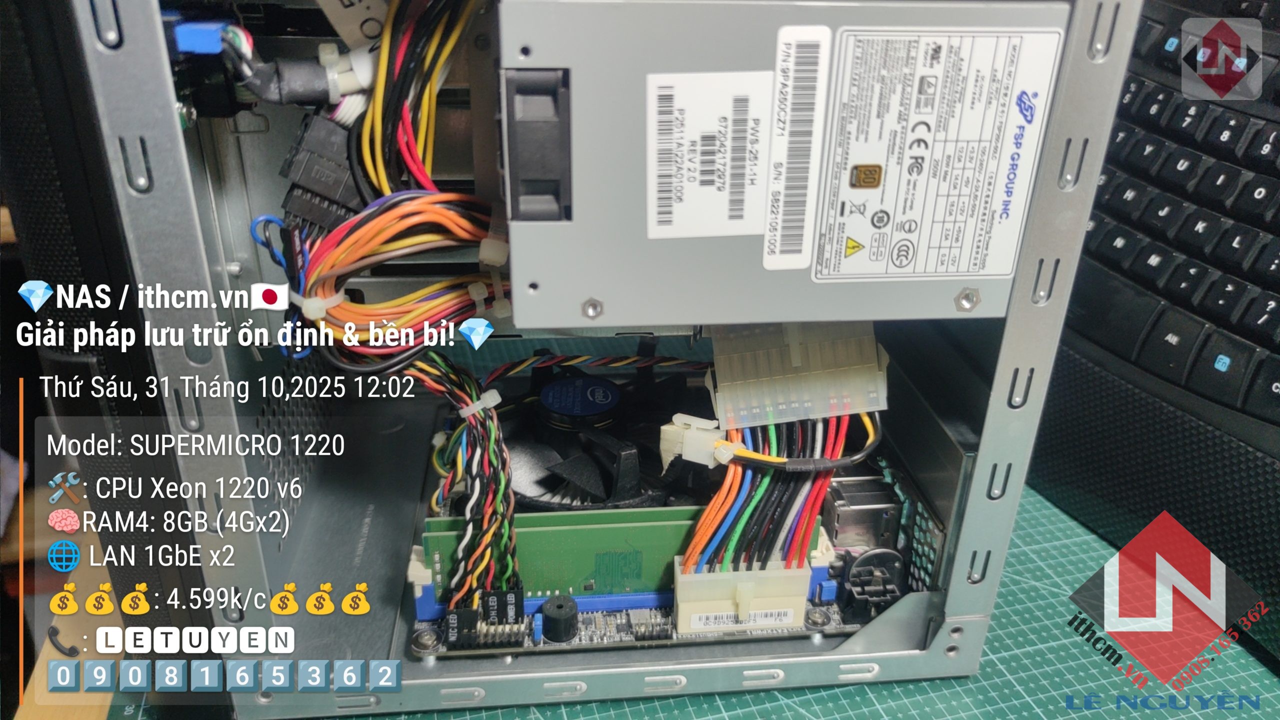 NAS SuperMicro 1220v6 - Giải pháp NAS mạnh mẽ, tiết kiệm điện chạy Xpenology 2 NAS SuperMicro 1220v6 - Giải pháp NAS mạnh mẽ, tiết kiệm điện chạy Xpenology - Ảnh 2