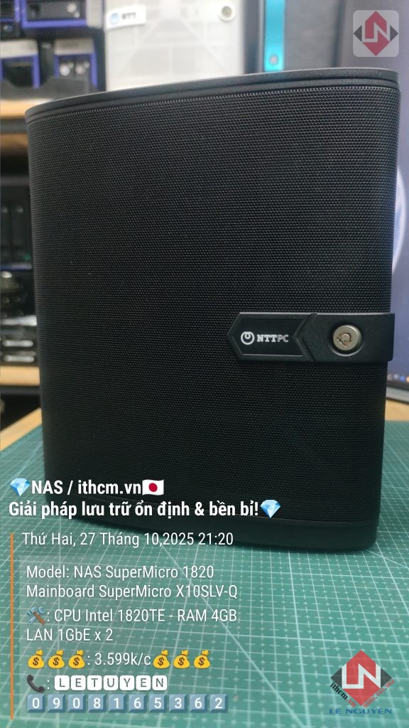 NAS SuperMicro 1820 Chạy Xpenology DSM Giải pháp NAS mini mạnh mẽ, tiết kiệm điện! 🔥 12 NAS SuperMicro 1820 Chạy Xpenology DSM Giải pháp NAS mini mạnh mẽ, tiết kiệm điện! 🔥