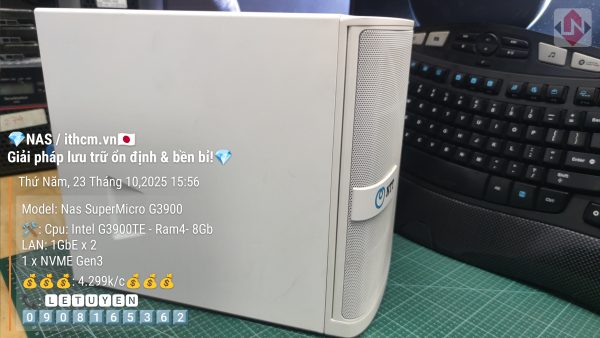 NAS SuperMicro G3900 R4 8GB 4Bay chạy Xpenology DSM - Ảnh 9