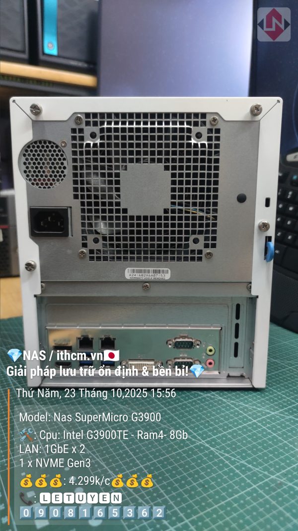 NAS SuperMicro G3900 R4 8GB 4Bay chạy Xpenology DSM - Ảnh 8