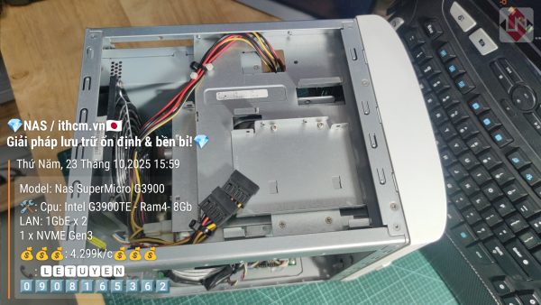 NAS SuperMicro G3900 R4 8GB 4Bay chạy Xpenology DSM - Ảnh 6