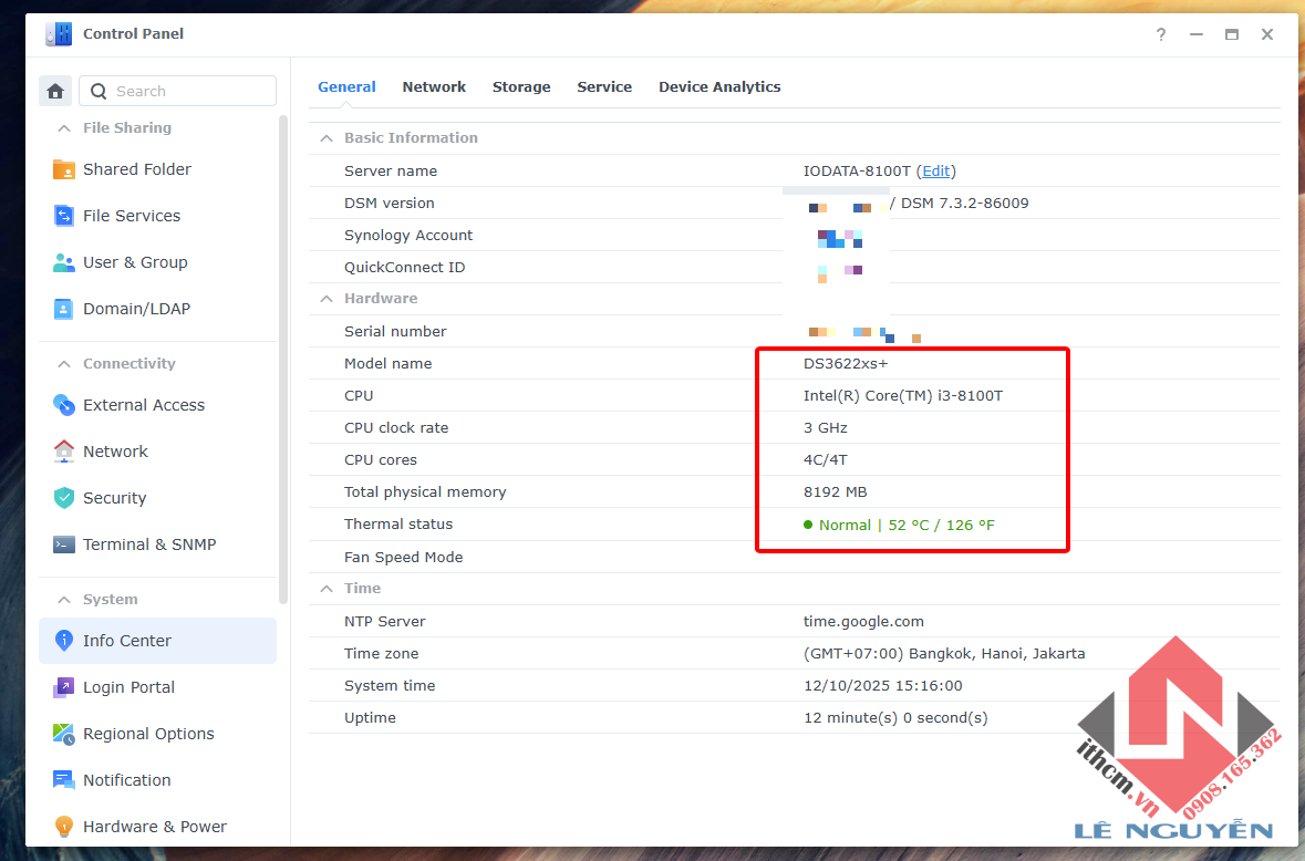NAS IO DATA I3 8100T 2-BAY chạy OS DSM XPENOLOGY, Windows Server 2 NAS IO DATA I3 8100T 2-BAY chạy OS DSM XPENOLOGY, Windows Server - Ảnh 2