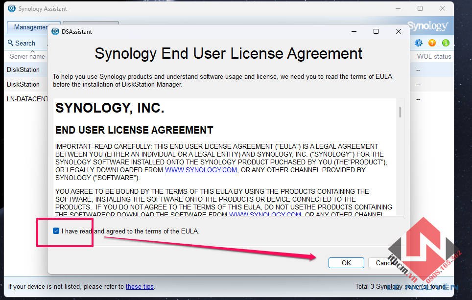 Xử lý & hỗ trợ AE Update lên DSM 7.3 bị mất kết nối đến NAS SYNOLOGY